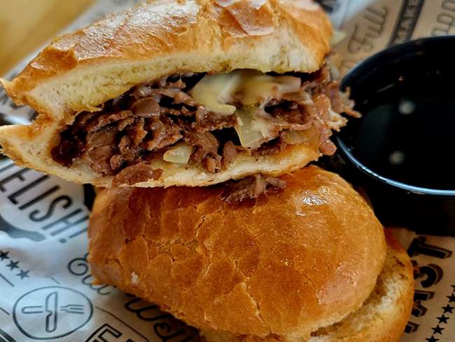 Pepperjack Cheese Steak Sandwich